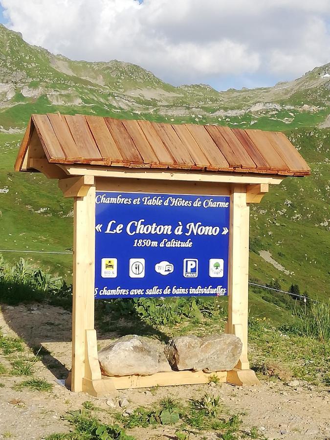 Chambres Et Tables D'Hotes Le Choton A Nono - Col Du Joly Beaufortain Hauteluce Bagian luar foto