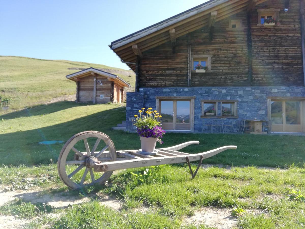 Chambres Et Tables D'Hotes Le Choton A Nono - Col Du Joly Beaufortain Hauteluce Bagian luar foto
