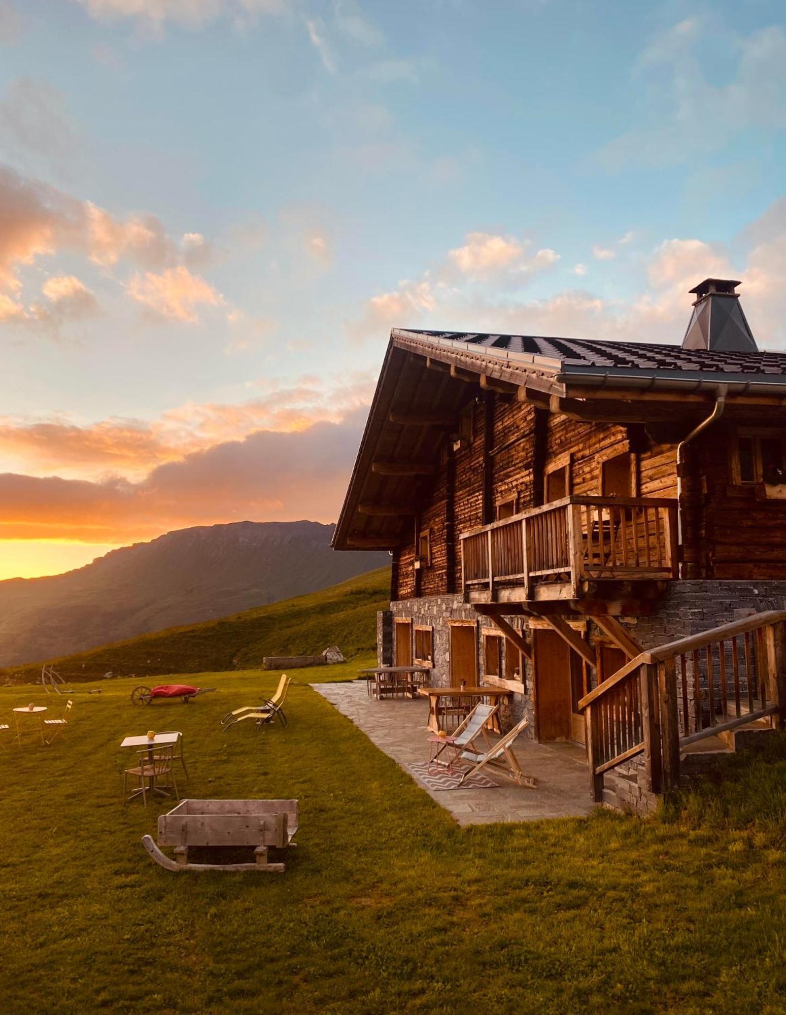 Chambres Et Tables D'Hotes Le Choton A Nono - Col Du Joly Beaufortain Hauteluce Bagian luar foto